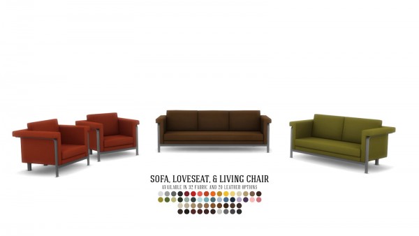  Simsational designs: Bruuno Industria   Modern Seating Collection
