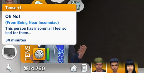  Mod The Sims: Insomnia Trait by didelphimorphia