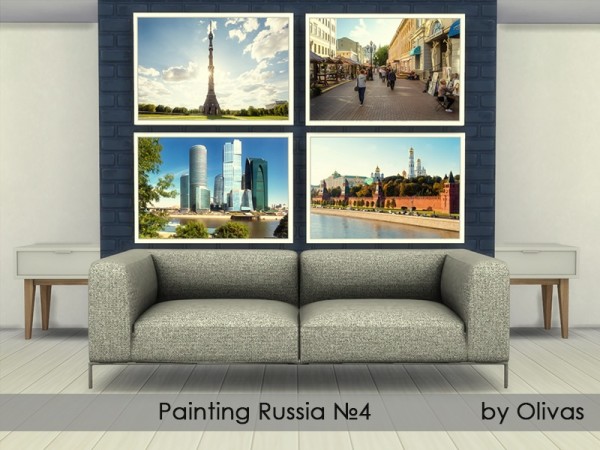  The Sims Resource: Painting Set Sights Russia by Olivas