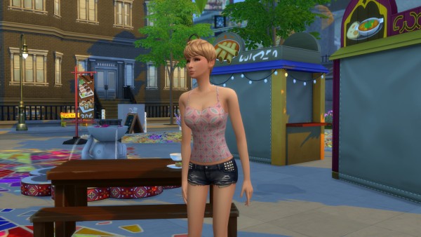  Mod The Sims: Traditional Japanese Patterns Tank Top by araynah