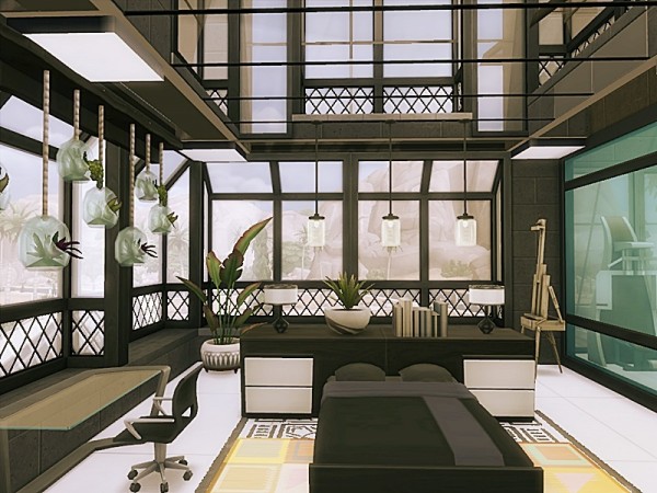  The Sims Resource: Oasis Glass Loft by Danuta720