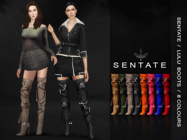  The Sims Resource: Lulu Boots by Sentate