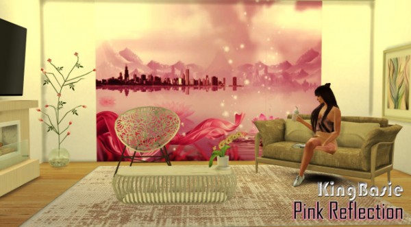  King Basie Sims: Living In Pink Wall Set