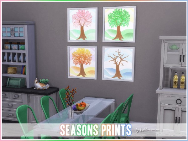  Akisima Sims Blog: Seasons Print