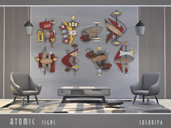  The Sims Resource: Atomic Signs by soloriya