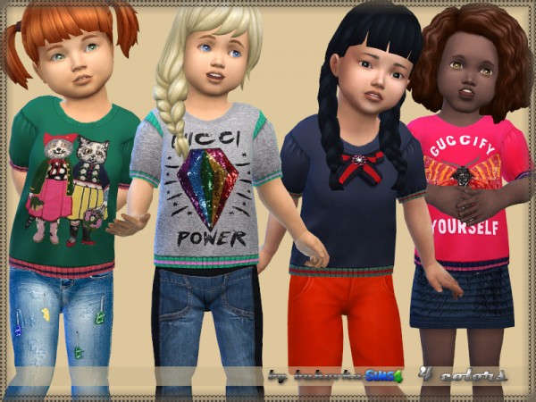  The Sims Resource: Shirt Girls by bukovka