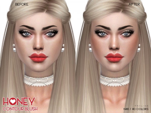  The Sims Resource: Honey Contour N46 by Pralinesims