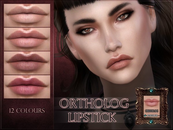  The Sims Resource: Ortholog Lipstick by RemusSirion