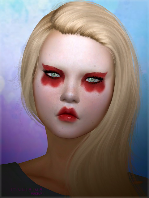  Jenni Sims: Makeup EyeShadow Kabuki Red
