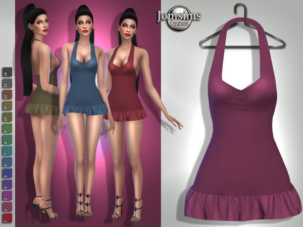  The Sims Resource: Sarmarina dress by jomsims