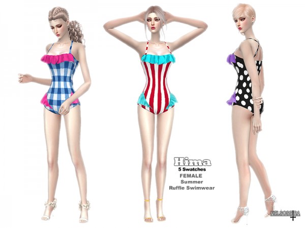  The Sims Resource: HIMA   Swimwear by Helsoseira