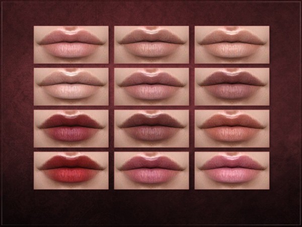  The Sims Resource: Ortholog Lipstick by RemusSirion