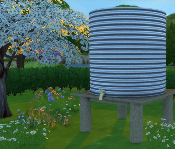  Simlish Designs: Rain Water Tank