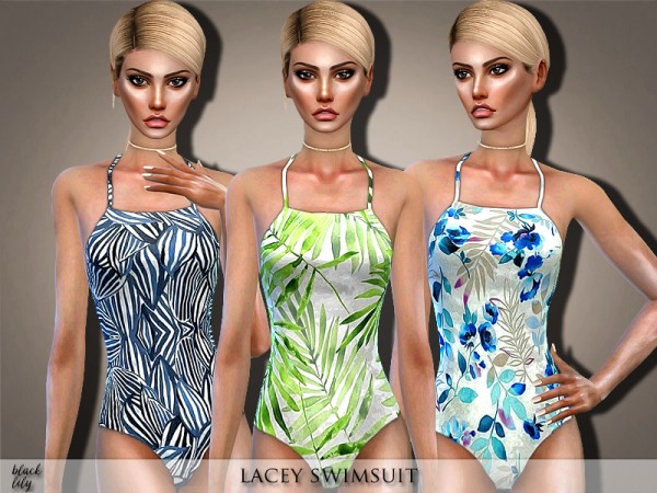  The Sims Resource: Lacey Swimsuit by Black Lily