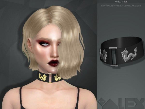  The Sims Resource: Victim necklace by Mr.Alex