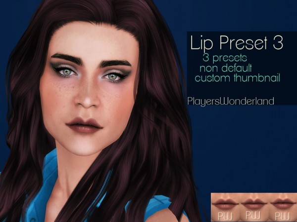  Players Wonderland: Lip Preset 03
