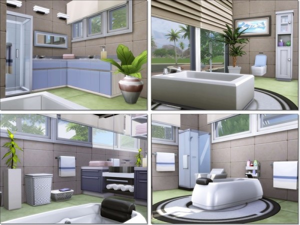  The Sims Resource: Modern Oasis house by MychQQQ
