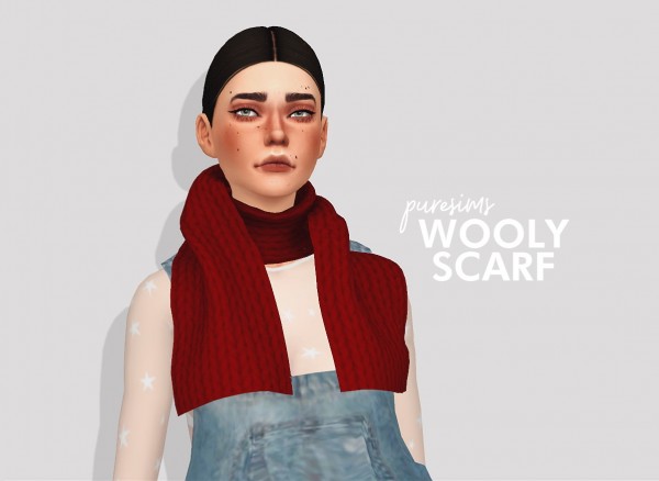  Pure Sims: Wooly scarf