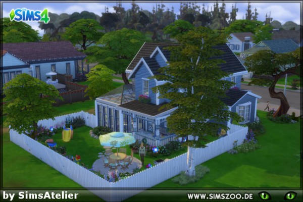  Blackys Sims 4 Zoo: Little Hill house by SimsAtelier