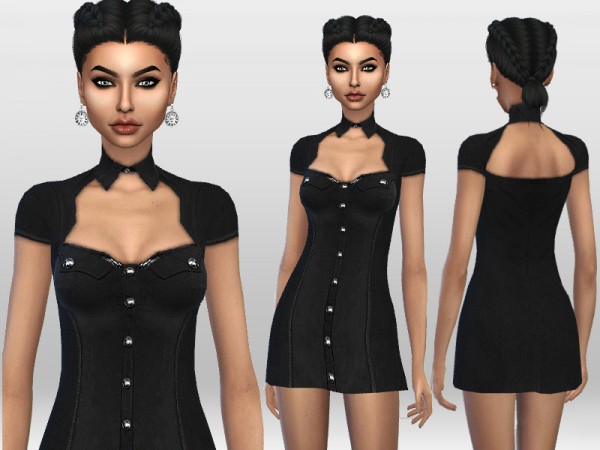 The Sims Resource: Military Steampunk Dress by Puresim