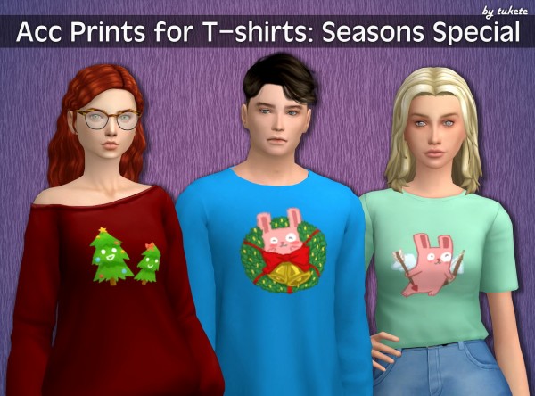  Tukete: Acc Prints for T shirts: Seasons Special