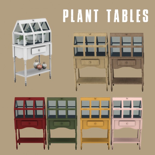 Leo 4 Sims: Plant tables recolored