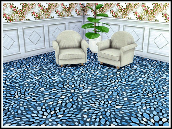  The Sims Resource: Petal Cluster Carpet by marcorse
