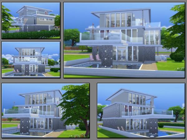  The Sims Resource: Shape Stability house by matomibotaki