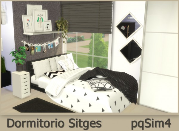  PQSims4: Sitges Bedroom