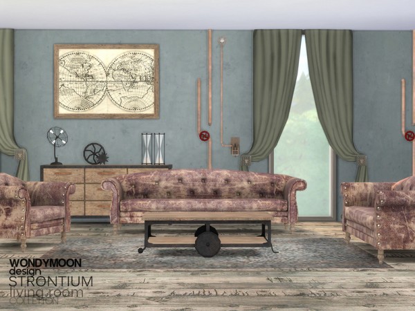  The Sims Resource: Strontium Livingroom by wondymoon