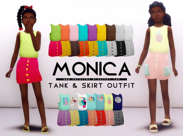  Onyx Sims: Monica dress