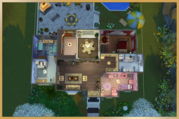  Blackys Sims 4 Zoo: Creek house by Schnattchen