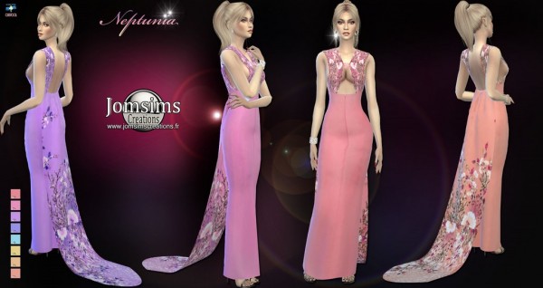  Jom Sims Creations: Neptunia dress