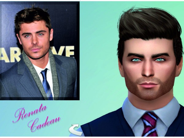  The Sims Resource: Zac Efron by lecadeau