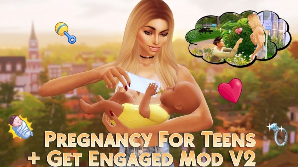  MSQ Sims: Pregnancy For Teens and Get Engaged Mod V2