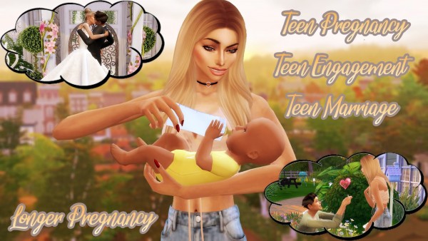  MSQ Sims: Pregnancy and Marriage Mod (Shorter Pregnancy)