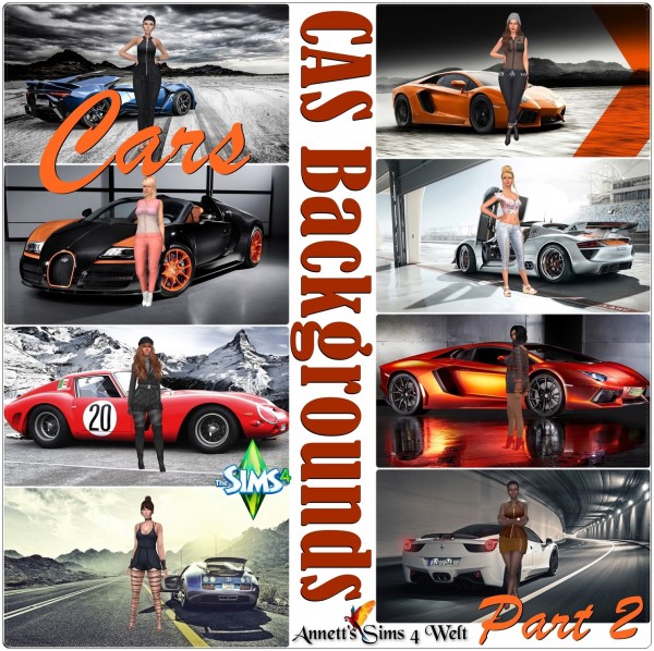  Annett`s Sims 4 Welt: CAS Backgrounds Cars   Part 2