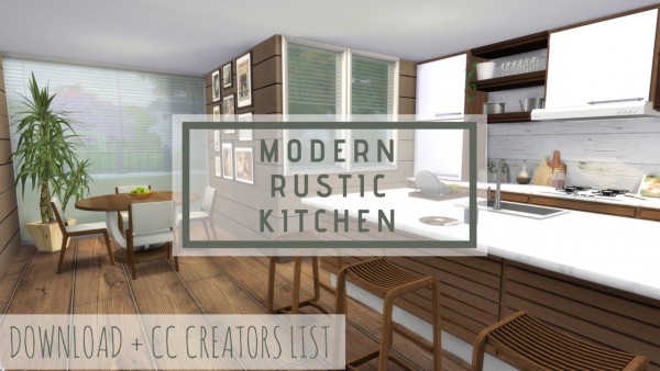  Dinha Gamer: Modern Rustic Kitchen
