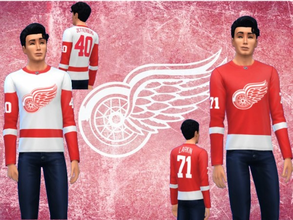  The Sims Resource: Detroit Redwings jerseys by RJG811