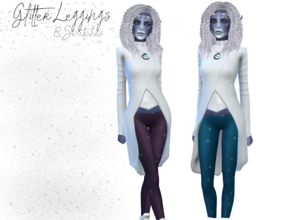  The Sims Resource: Glitter Leggings by Reevaly