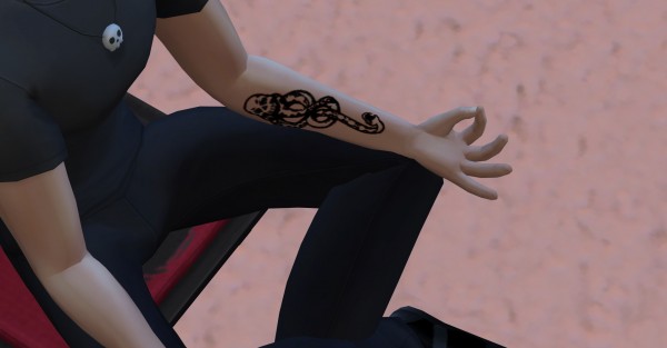  Mod The Sims: Dark Mark Tattoo by Armilus