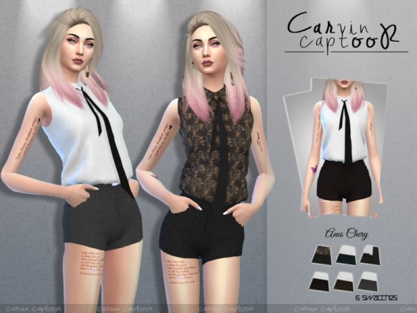  The Sims Resource: Anes Cher outfit by carvin captoor