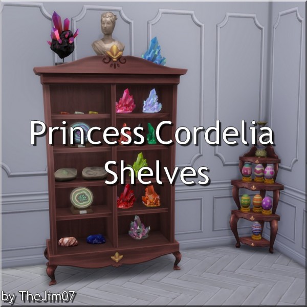  Mod The Sims: Princess Cordelia Shelves by TheJim07