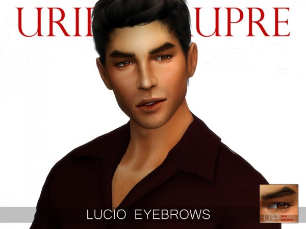  The Sims Resource: Lucio eyebrows by Urielbeaupre