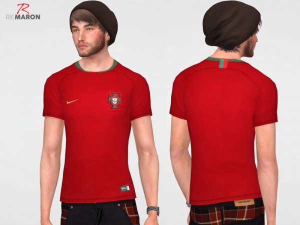  The Sims Resource: Portugal World Cup shirt by Remaron