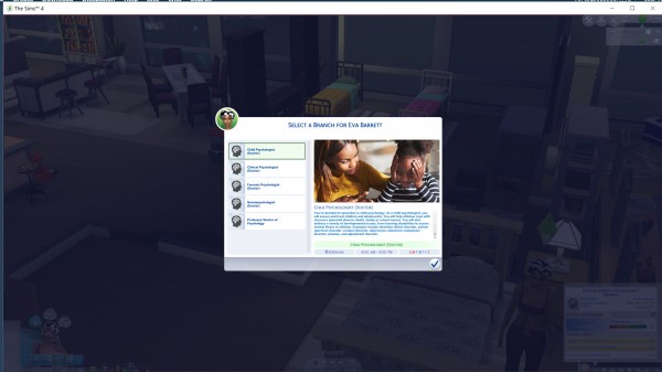  Mod The Sims: Clinical Psychologist Career  Multiple Tracks by Shannie115
