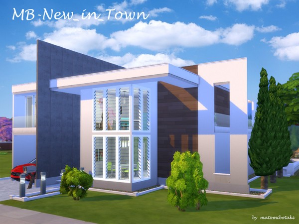  The Sims Resource: New in Town house by matomibotaki
