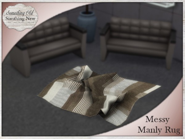  Simthing New: Messy Manly Rugs