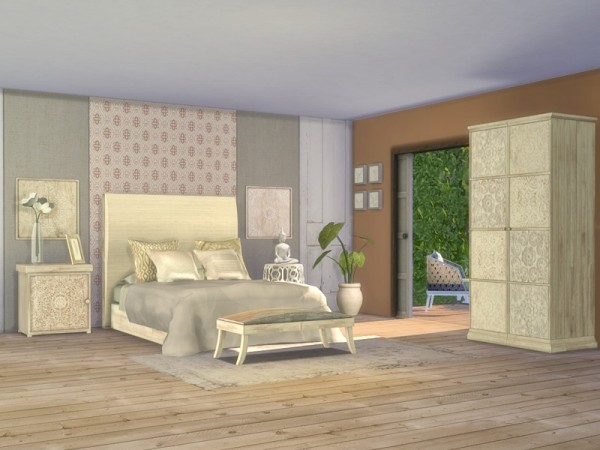  The Sims Resource: Giorno Bedroom by Nikadema
