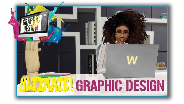  Mod The Sims: Ultimate Graphic Design Career by asiashamecca